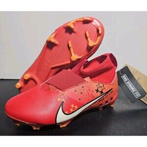 Nike Zoom Mercurial Superfly 9 CR7 Soccer Cleats Speed Crimson Sz 6Y FJ0353-600